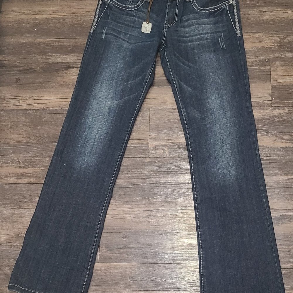 Tin Haul Women's Rosie To Go Jeans 28R Bootcut Low Rise Western NWT